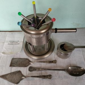 Set Fondue y de utensilios de mesa