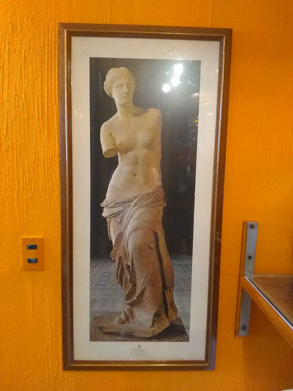Cuadro-poster de venus del Milo.