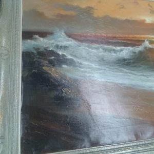 Pintura al “Oleo” titulo mar rojo