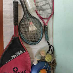 Set de Raquetas y entrenador de tennis