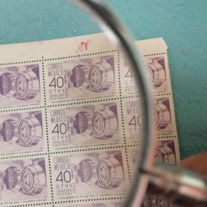 Planilla de estampillas nuevas 40cent correos mexico